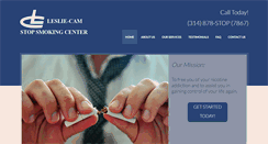 Desktop Screenshot of lesliecamstopsmoking.com